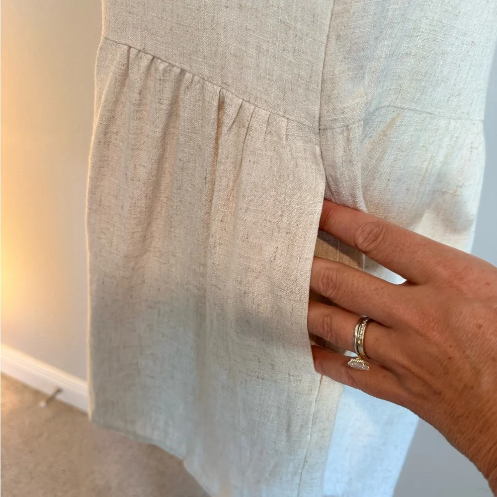 PRINCESS POLLY TAY ROMPER BEIGE // SIZE 4 - Picture 6 of 9